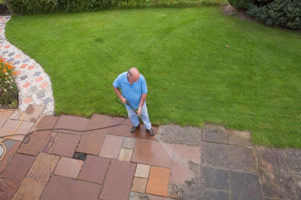 Pavers Pressure Washing in Lenexa