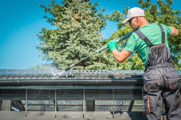 Gutter Power Washing in Lenexa