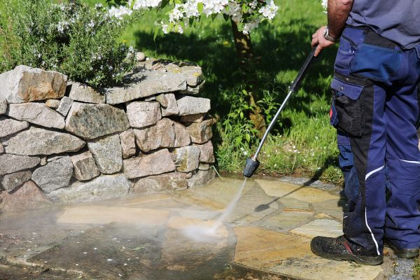 Stone Pressure Washing in Lenexa