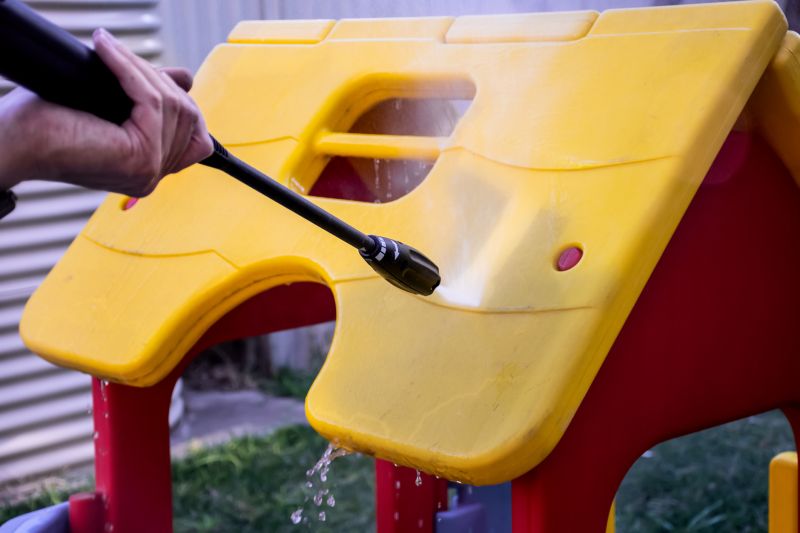 Playground Equipment Powerwashing